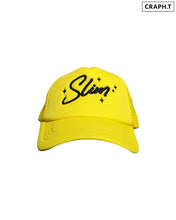 Load image into Gallery viewer, Slim &quot;Yellow x Black&quot; Trucker Hat
