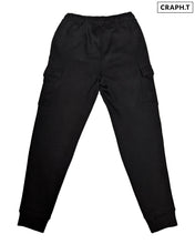 Load image into Gallery viewer, Slim &quot;GLOW&quot; Cargo Joggers (Black)
